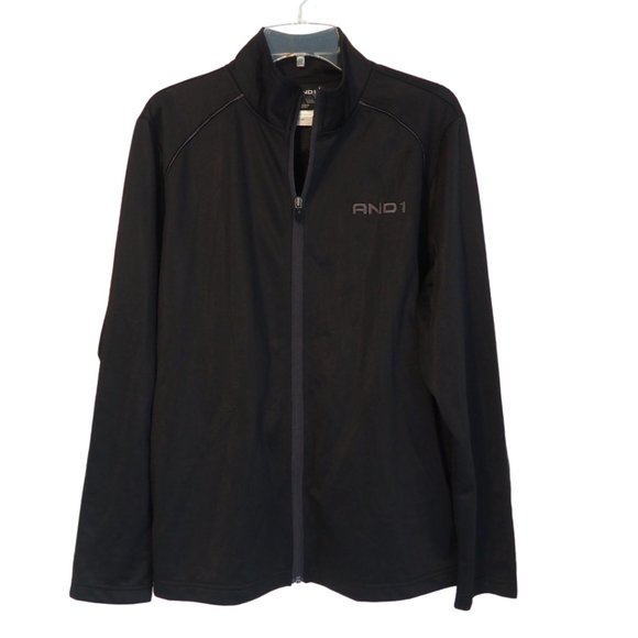 And1 Other - And1 Black Zip Up Athletic Jacket